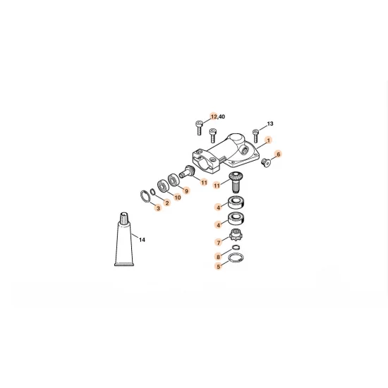 STIHL  Przekładnia 0° 4230 640 0100